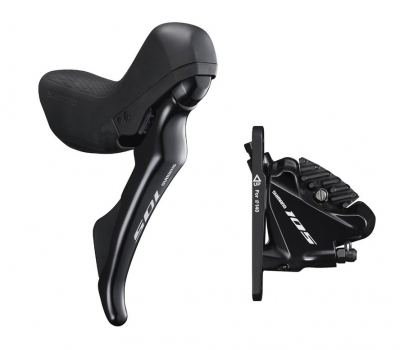 Гальмо гідравл диск для шосе R7020 105, переднє (ліва ручка, каліпер, гідроліния 1000мм)