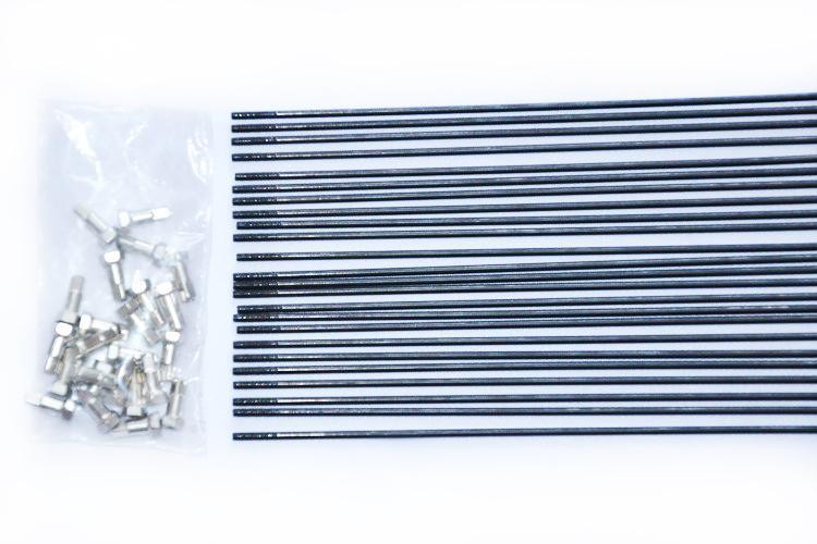 Комплект спиц Campagnolo для колес Khamsin (27 шт) передние, Black