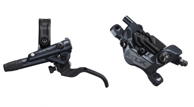 Гальмо гідравл. дискове M7120 SLX переднє (ліва ручка, 4-поршн каліпер, J-kit гідролінія 1000мм)