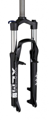 Вилка SUNTOUR XCM HLO 100мм 26"/28,6/A-H пруж. Disk/V-brake, блокировка, черный