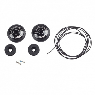 Застежка DMT Atop, Black (2 шт)