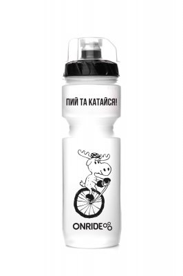 Велофляга Onride Balance 800 мл, Бело-черный