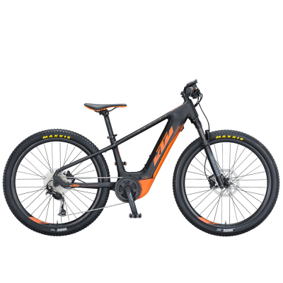 Электровелосипед KTM Macina Mini Me 261 26" черный (оранжевый) 2021 