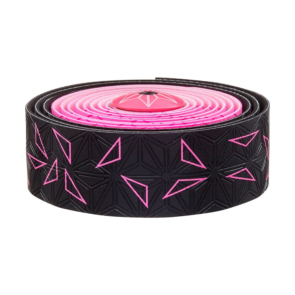 Обмотка руля Supacaz Super Sticky Kush Star Fade Розовый с черным
