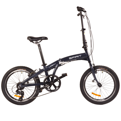 Складной велосипед Spirit Urban 20", рама Uni, тёмно-серый, 2021
