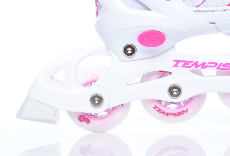 Роликовые коньки раздвижные Tempish Swist, Розовый