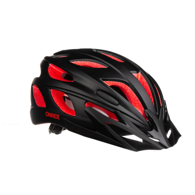 Велошлем Onride Puls Черно-красный
