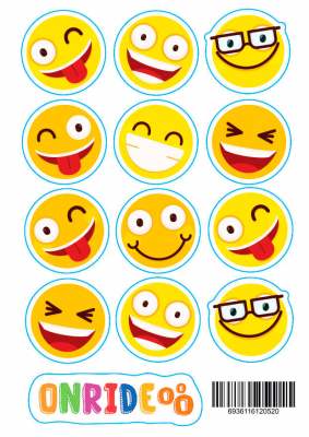 Светоотражающие наклейки Onride Смайлики