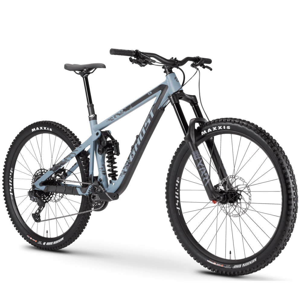 Горный велосипед Ghost Riot Enduro AL/AL U Essential 29" сине-черный 2021