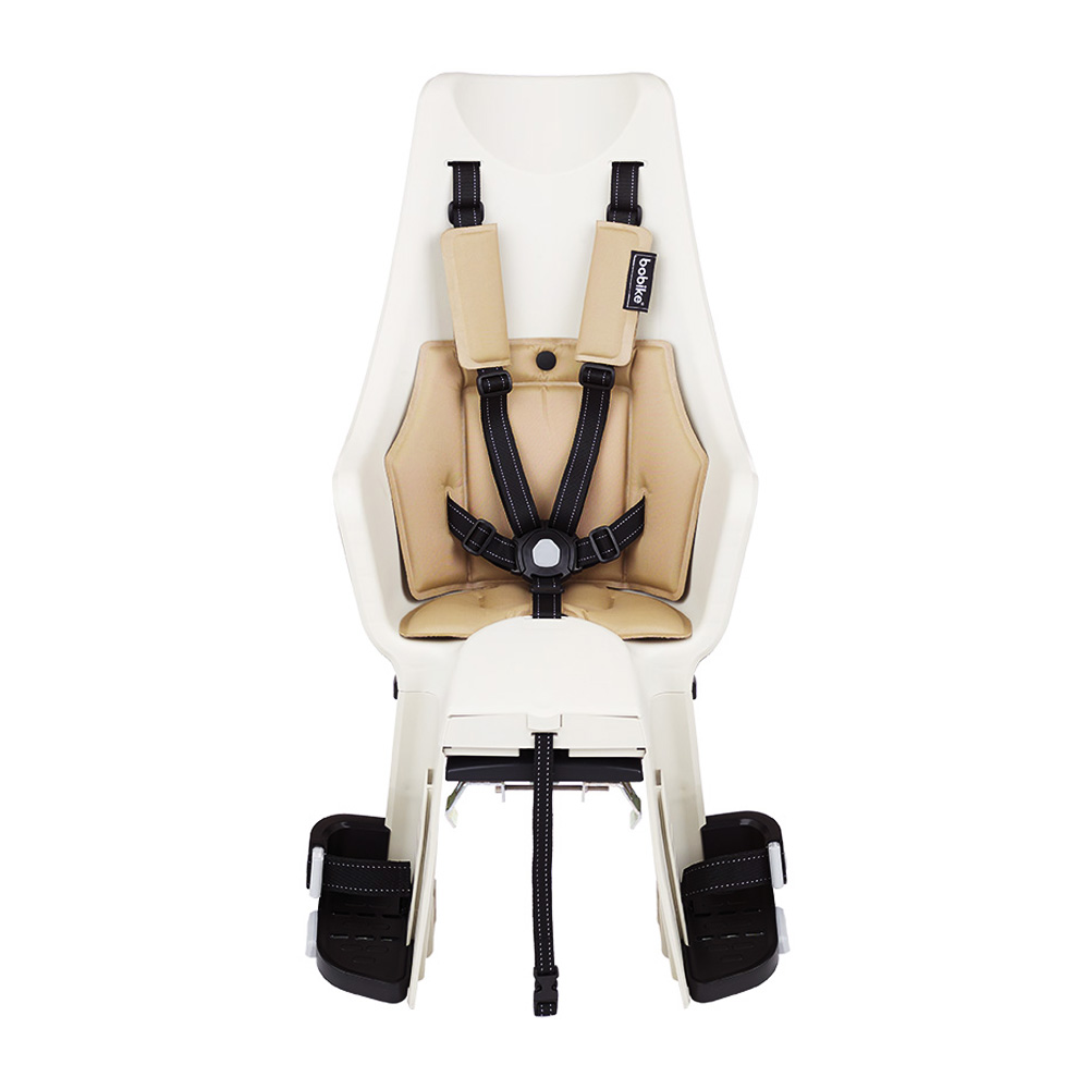 Детское велокресло Bobike Exclusive maxi Plus Carrier LED / Safari chic