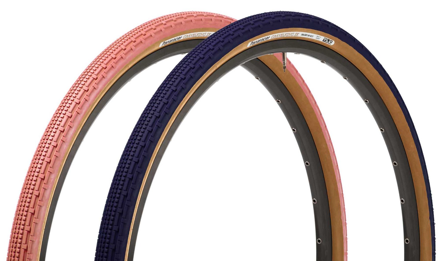 Покрышка Panaracer GravelKing SK 28" (700), Purple/Brown