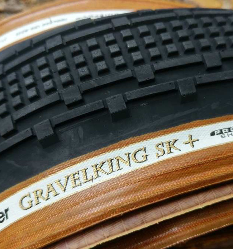 Покрышка Panaracer GravelKing SK Plus 28" (700), Black/Brown