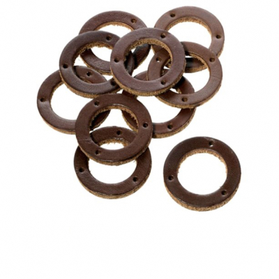 Кожаные кольца для грипс Brooks (10 шт.), Коричневый