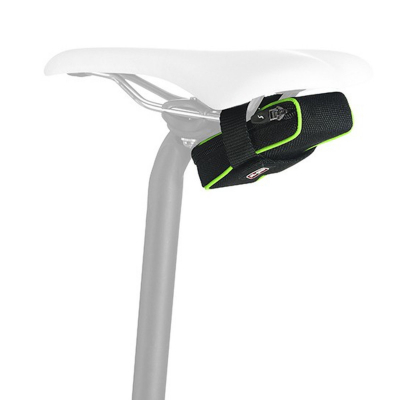 Велосумка подседельная Scicon Elan 210 Velcro Fluo, Black/Green