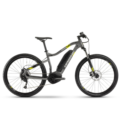 Электровелосипед Haibike Sduro HardSeven 1.0 27,5" Серо-желтый 2020