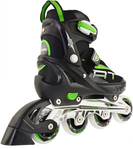 Роликовые коньки раздвижные Action Chris, Green