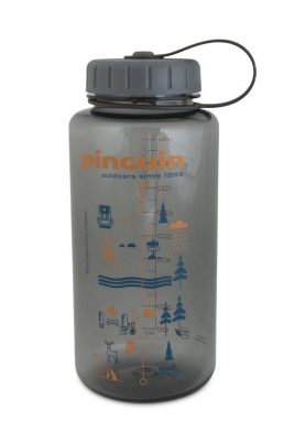 Фляга Pinguin Tritan Fat Bottle 2020 BPA-free, 1,0 L, Grey