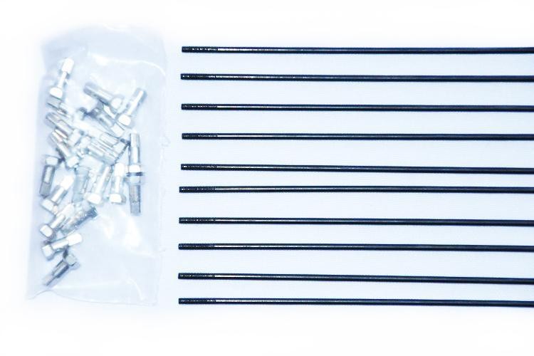 Комплект спиц Fulcrum Racing 7 (20 шт), передние, Черный