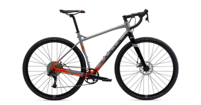 Гравийный велосипед Marin Gestalt X10 28" Satin Silver/Gloss Orange to Black Fade 2020