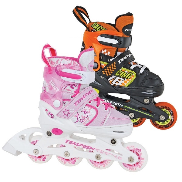 Роликовые коньки раздвижные Tempish Swist, Розовый