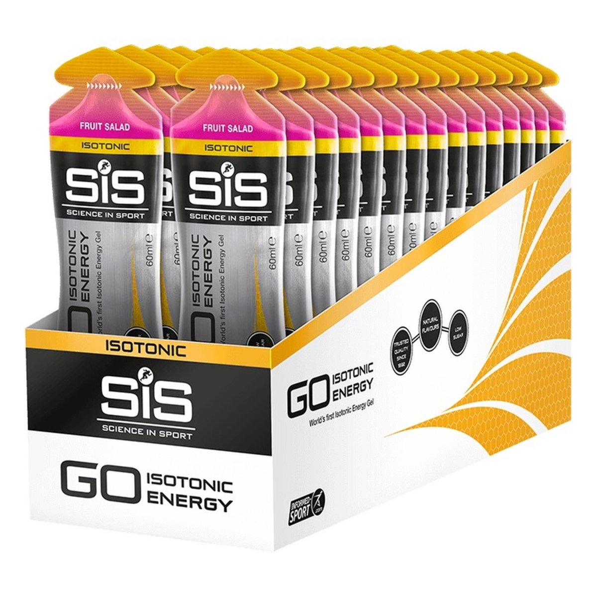Гель SiS GO Isotonic Energy Gel 30x60ml, Fruit Salad - 200800