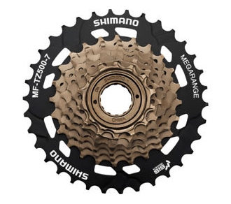 Зірки задні Shimano з трещеткой MF-TZ500-7, 14-34, 7-зв.
