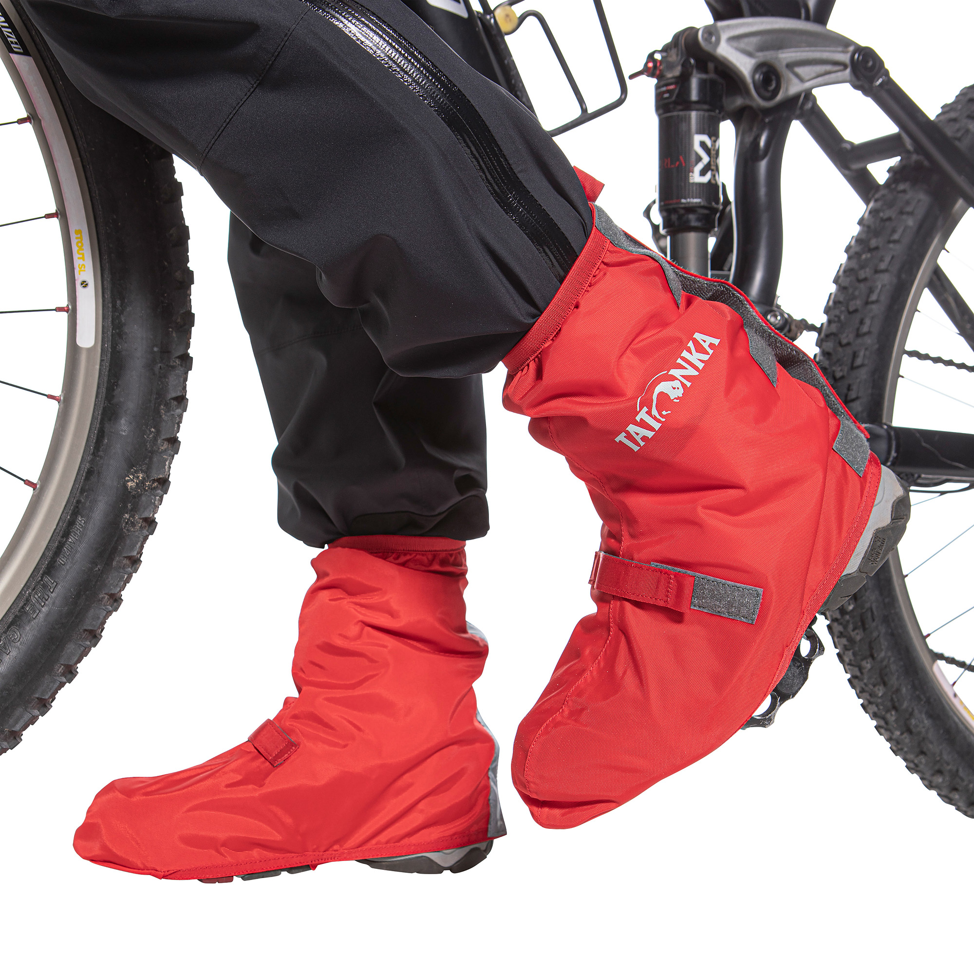 Велобахилы Tatonka Velo Gaiter, Red, S