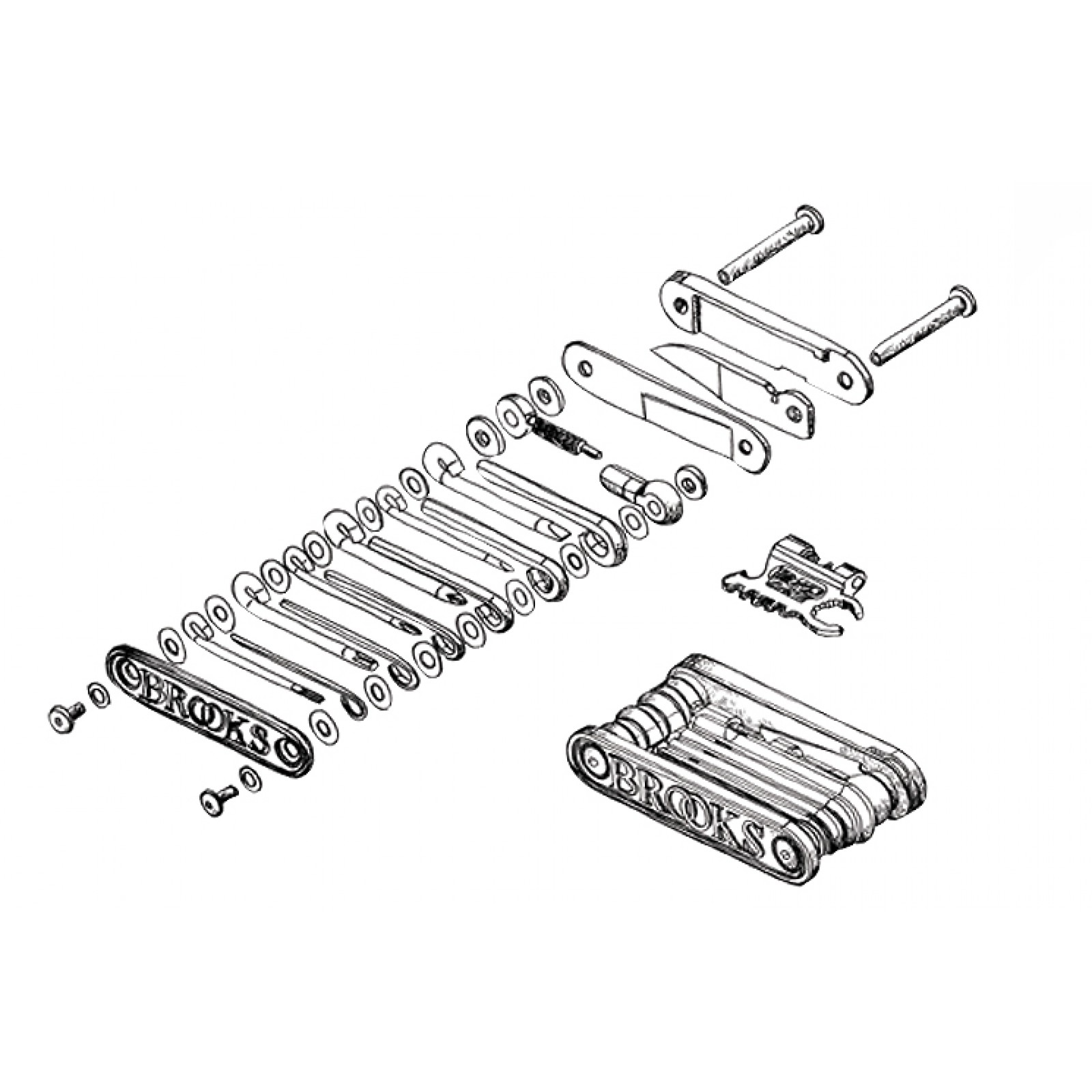 Мультитул Brooks MT21, Black