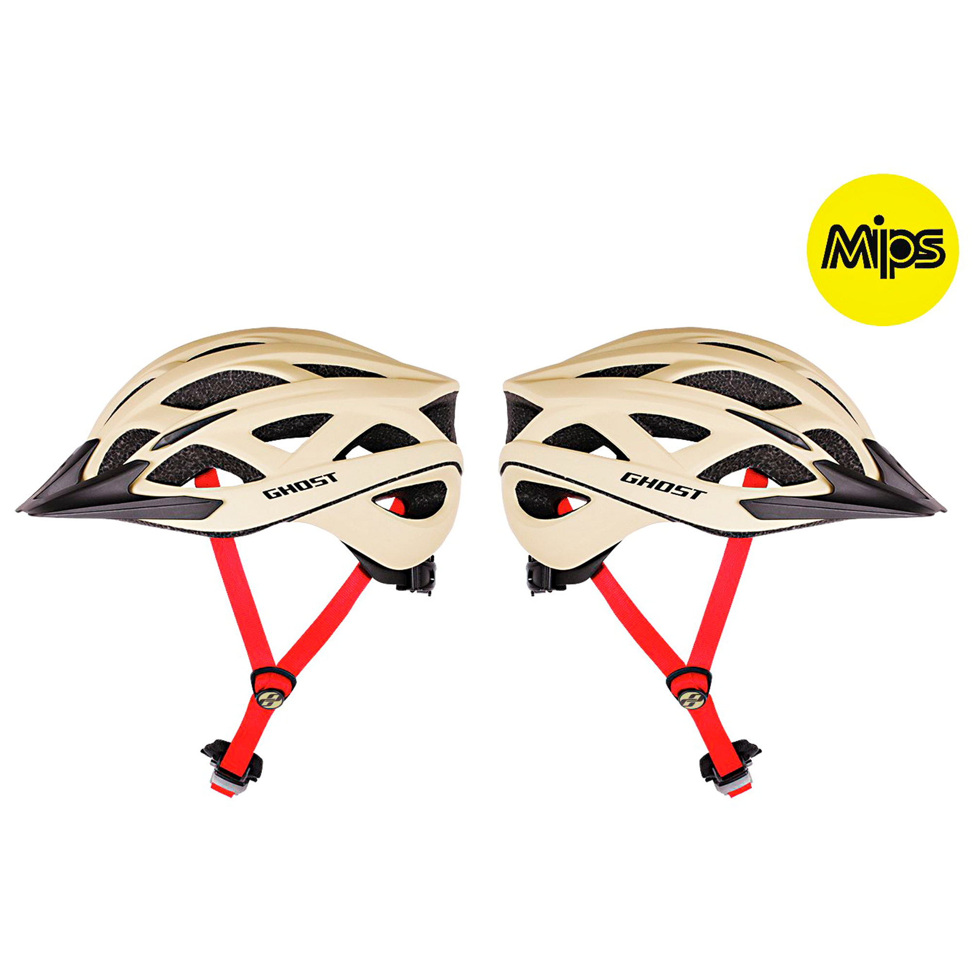 Велошлем Ghost Classic Mips Песочно-черный