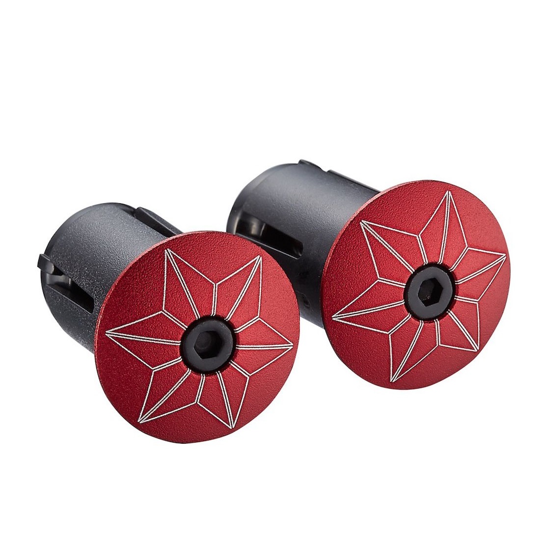 Обмотка руля Supacaz Super Sticky Kush Star Fade Красный с черным