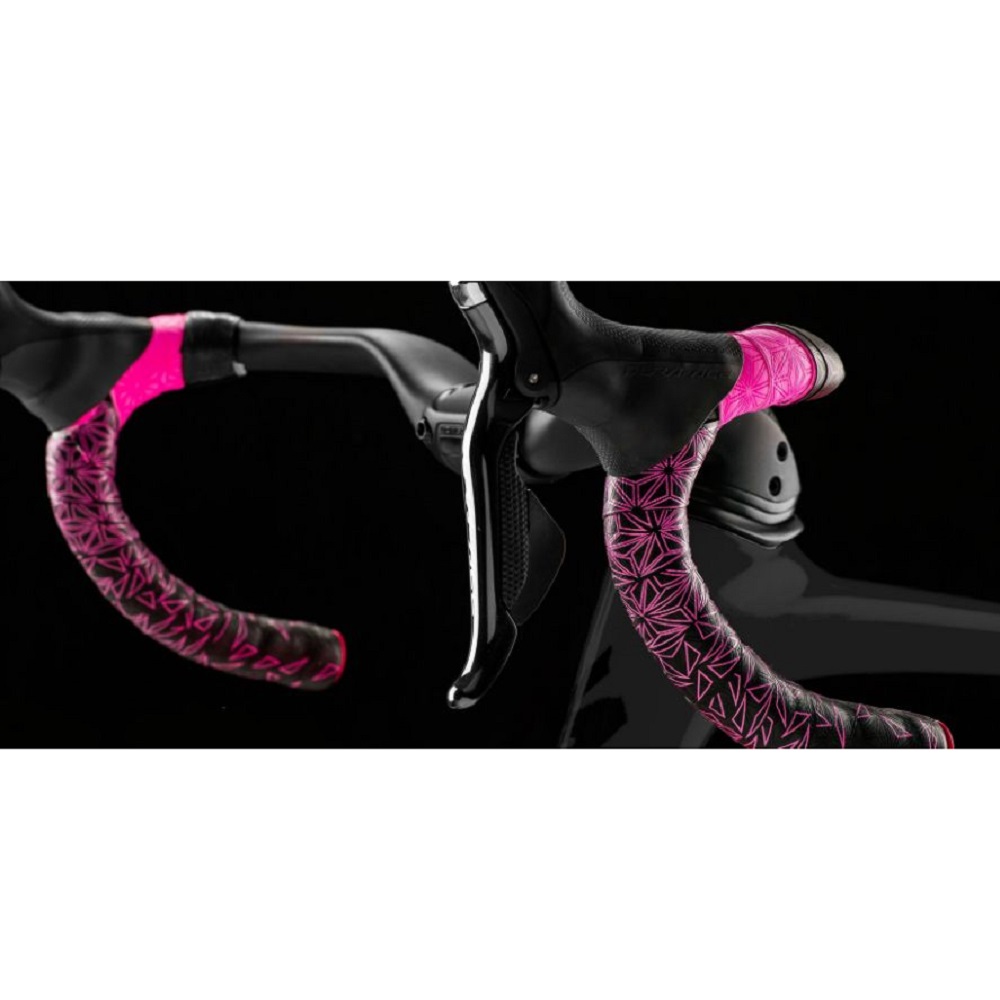 Обмотка руля Supacaz Super Sticky Kush Star Fade Розовый с черным