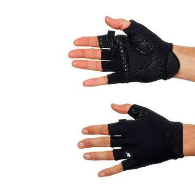 Велоперчатки Assos Summer Gloves S7, Black Volkanga