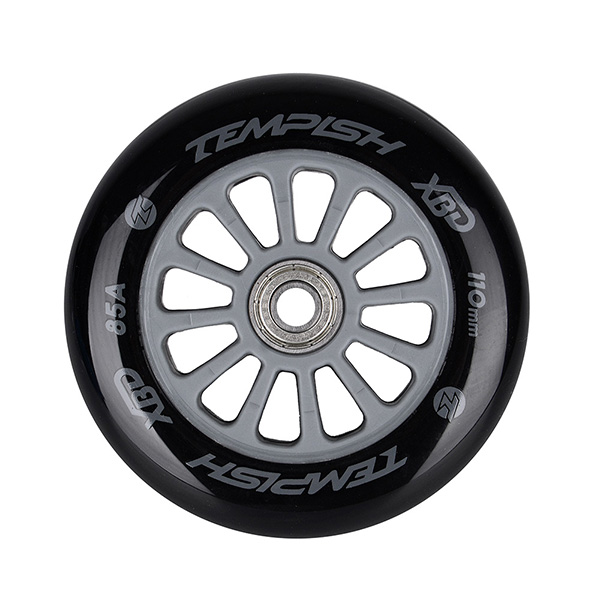 Колесо Tempish PU 85A 110 мм с подшипником, Серый