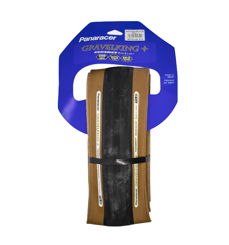 Покрышка Panaracer GravelKing Slick Plus 28" (700), Black/Brown