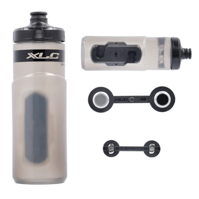 Велофляга XLC MR-S05 600 мл, С адаптером, Серый