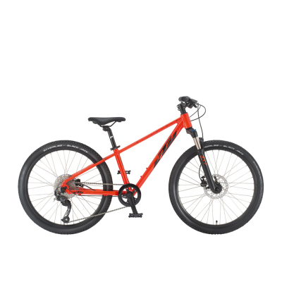 Детский велосипед KTM Wild Speed Disc 24" оранжевый (черный), 2021