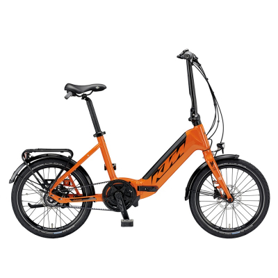 Электровелосипед KTM Macina Fold 20" оранжевый (черный) 2021