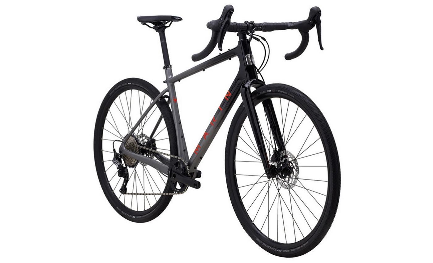 Гравийный велосипед Marin Headlands 1 28" Gloss Charcoal/Black/Roarange 2021