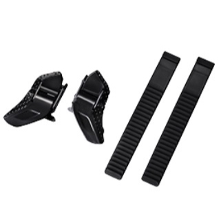 Замки + ремешки для велотуфель Shimano R320 / 315 / 260 LowProfil, Черный