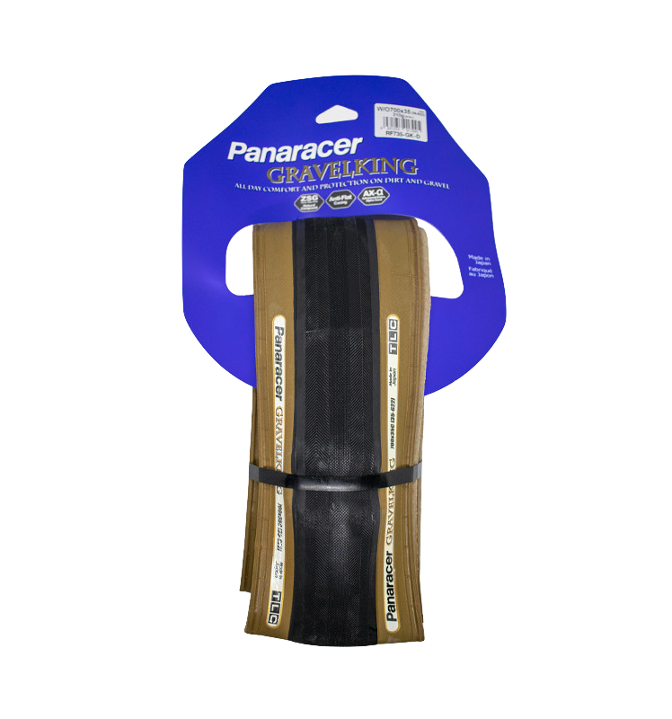 Покрышка Panaracer GravelKing Slick 28" (700), Black/Brown