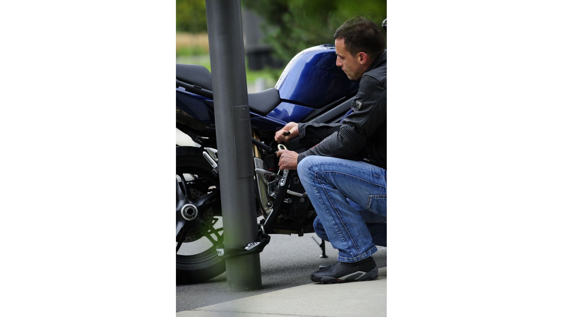 Мотозамок ABUS 58 Granit X-Plus Loop Chain + Кабель 1200х12 мм