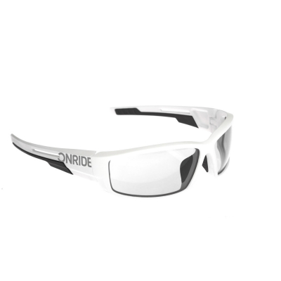 Очки Onride Point Матовый белый/черный с линзами Clear (Cat 0)