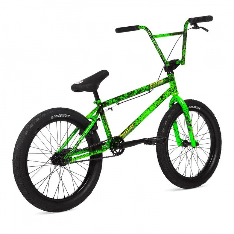 Велосипед BMX Stolen Creature 20" Toxic Green Splatte 2020