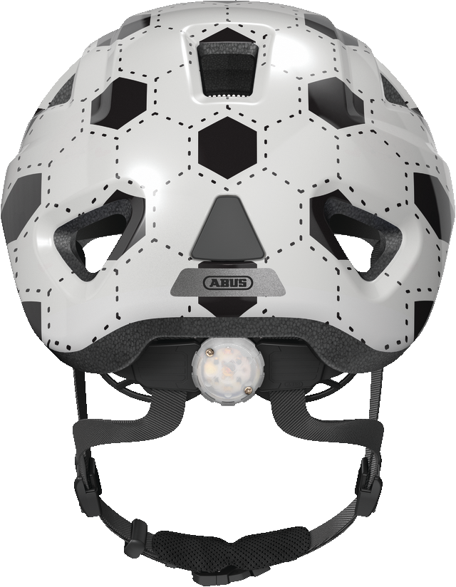 Велошлем детский ABUS Anuky 2.0, White Football