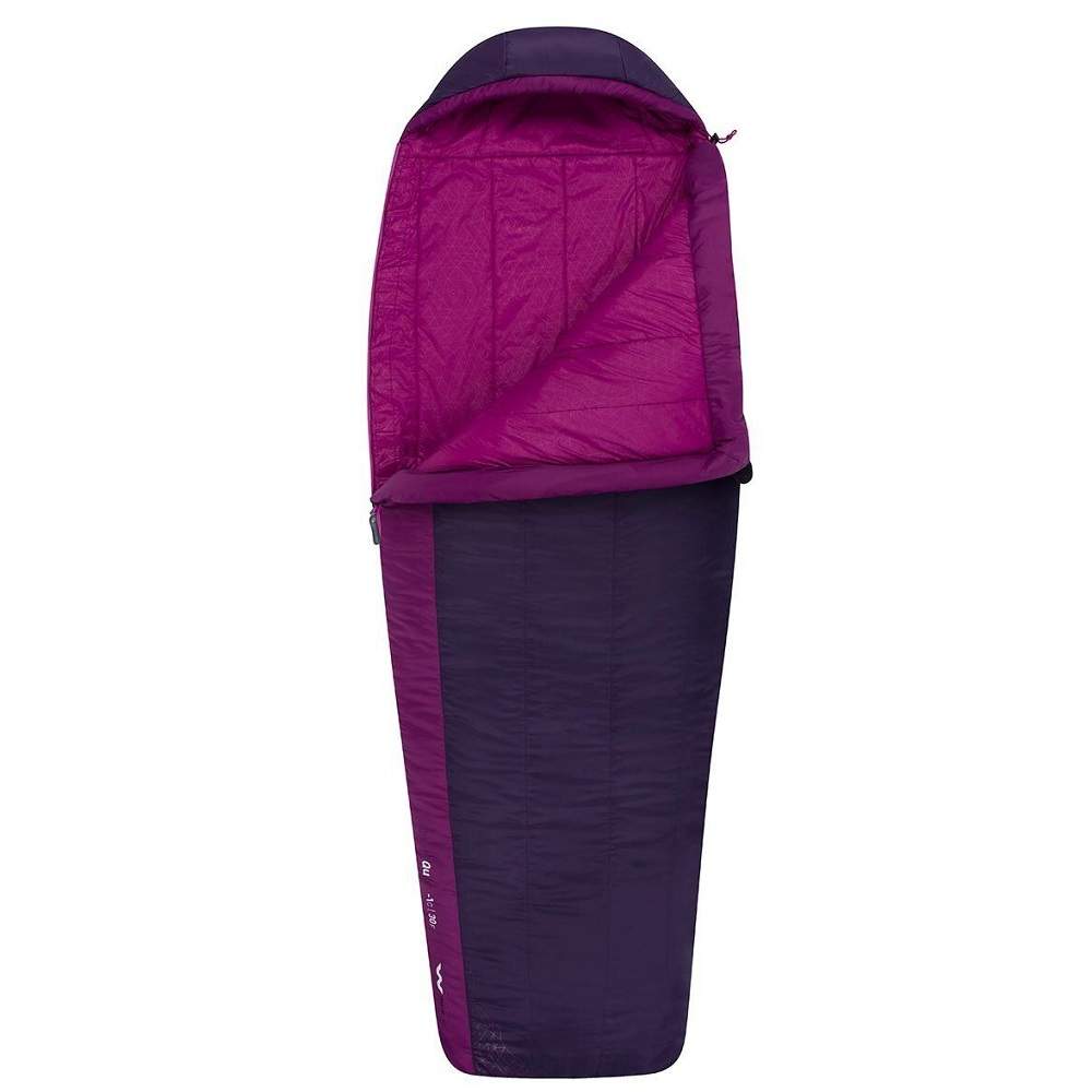 Женский спальный мешок Quest QuI (-1/-8°C), 183 см - Right Zip, Blackberry/Grape от Sea to Summit