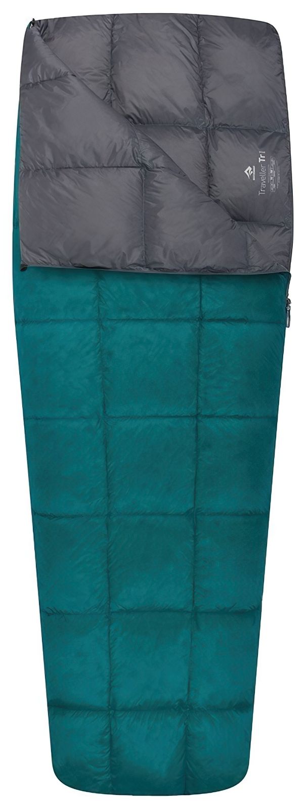 Спальный мешок Traveller TR1 (10°C), 183 см - Left Zip, Teal от Sea to Summit