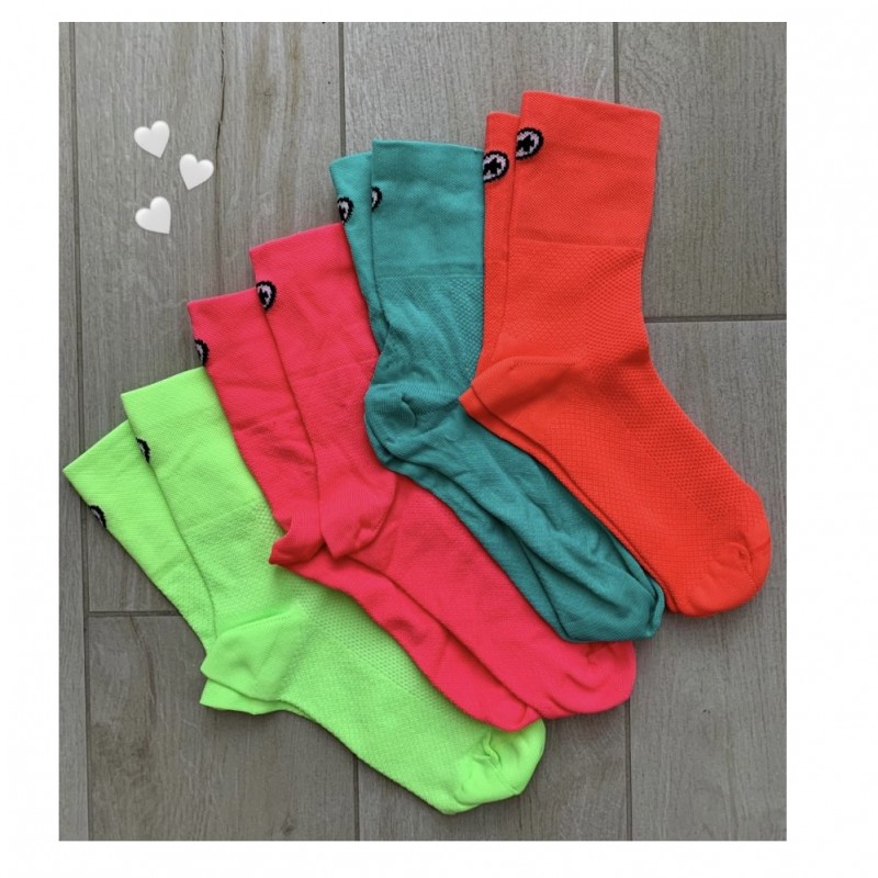 Носки Assos Mille GT Socks, Visibility Green