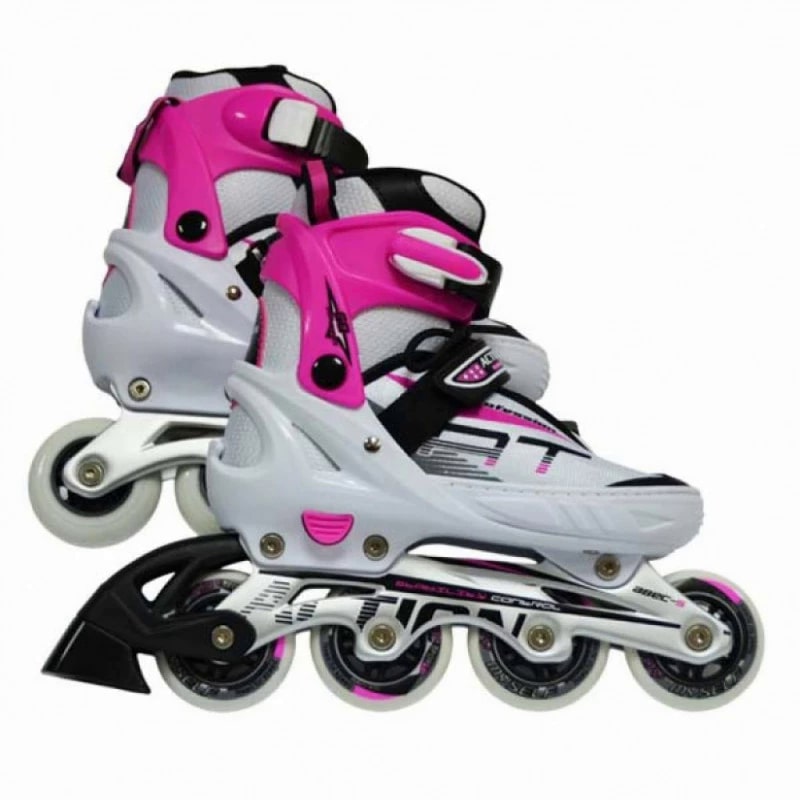 Роликовые коньки раздвижные Action Ola, Pink