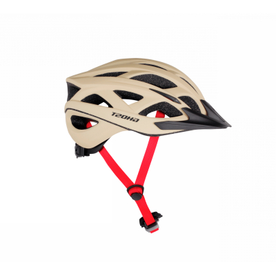 Велошлем Ghost Classic Plus Tan/Black/Riot red