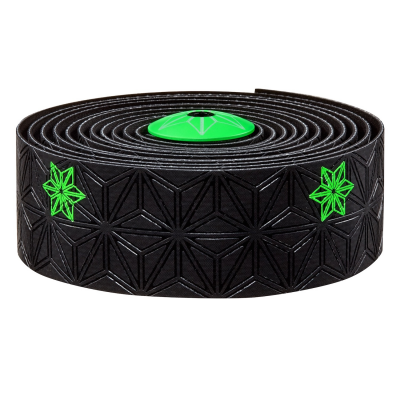 Обмотка руля Supacaz Super Sticky Kush Galaxy с зеленым паттерном Supacaz